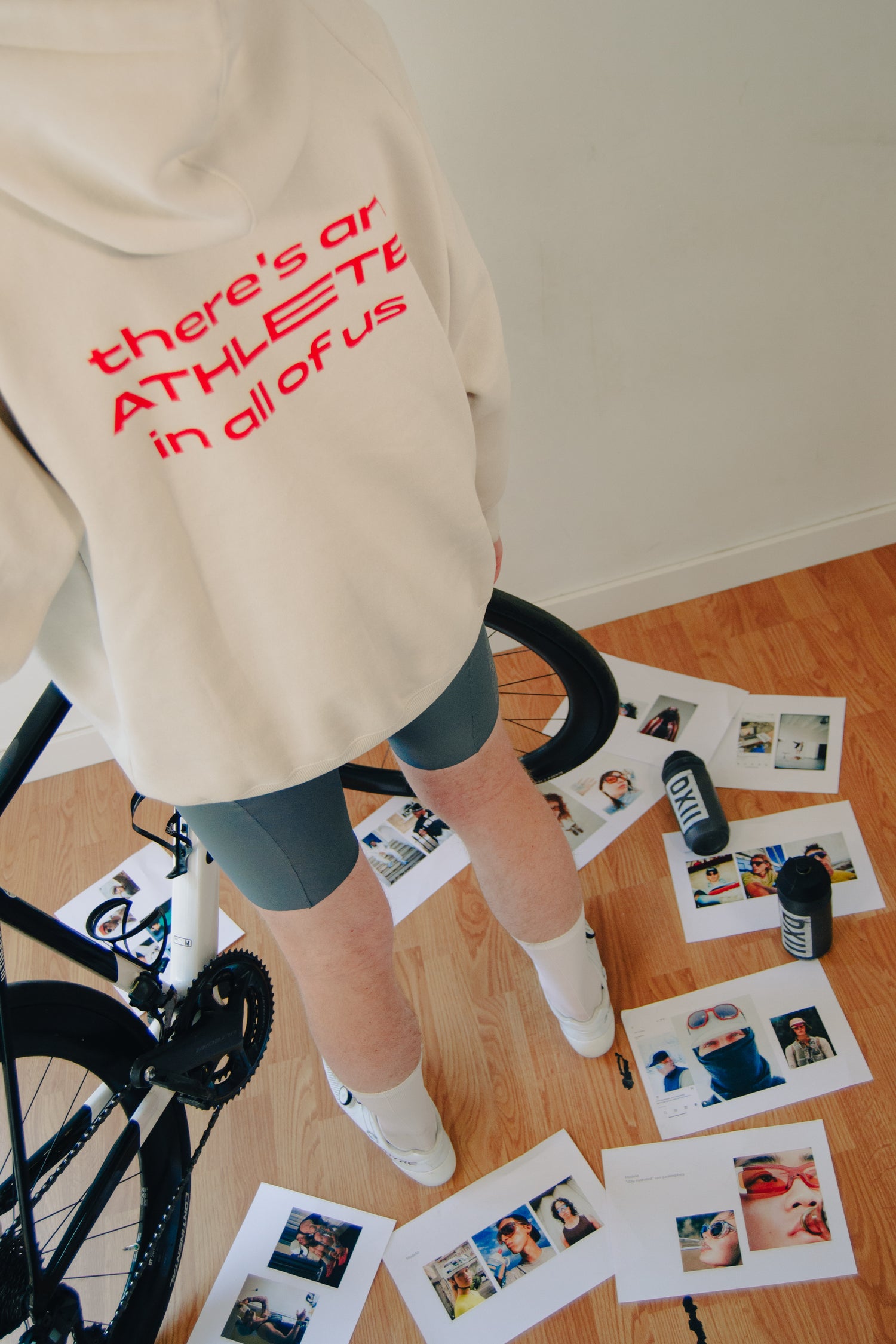 Exclusive drop + There's an athlete in all of us + Hoodie